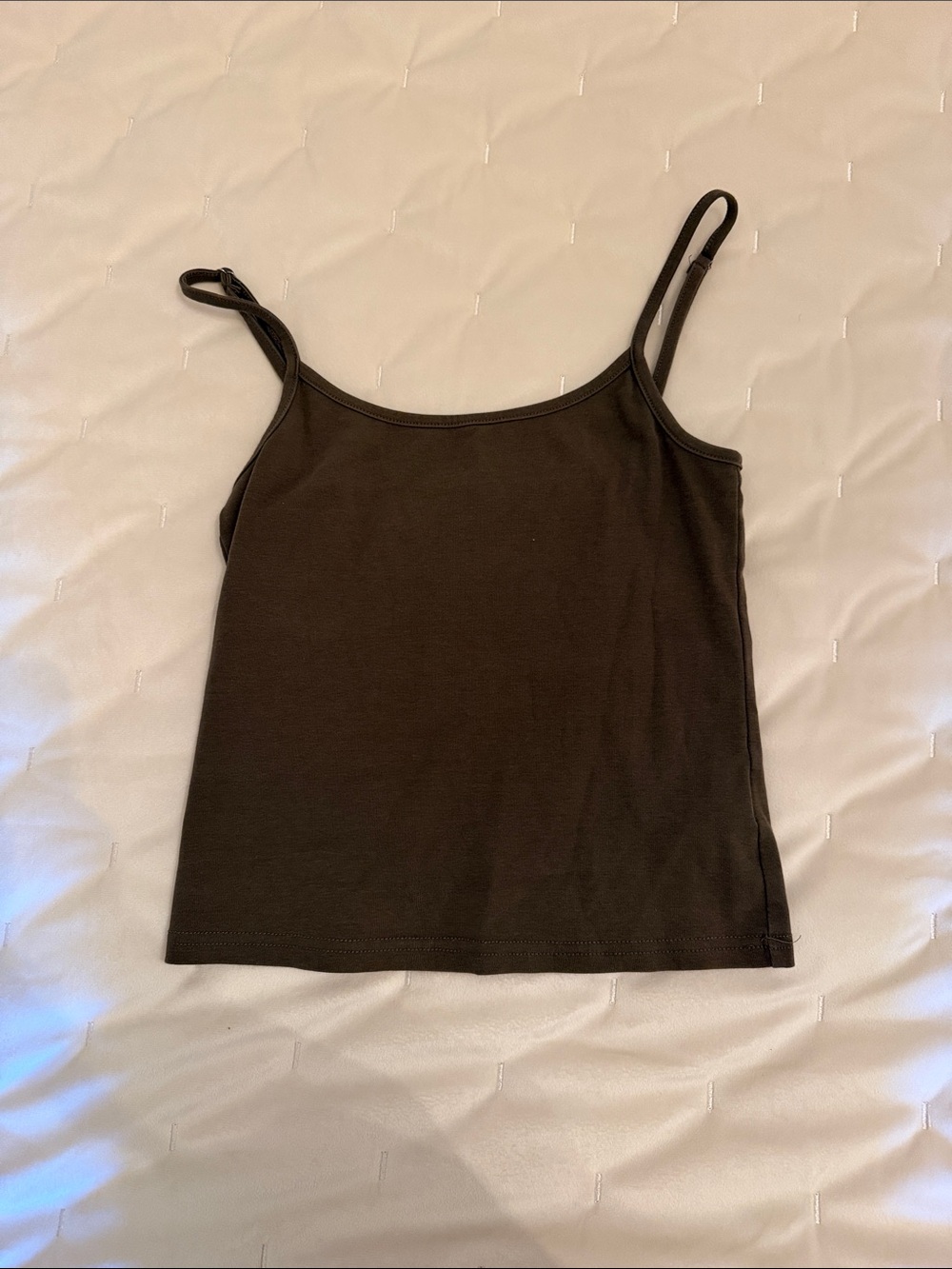 Edikted Brown Spaghetti Strap Cami